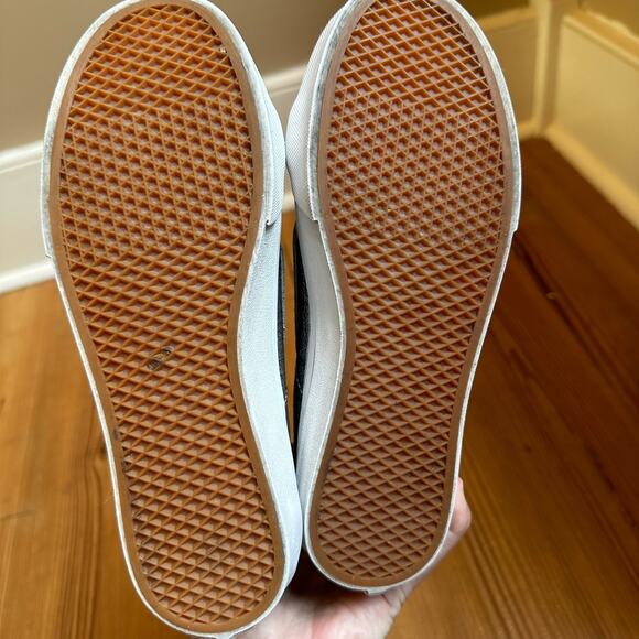 Vans silver high top lace up sneakers SIZE 5.5 - Picture 3 of 7